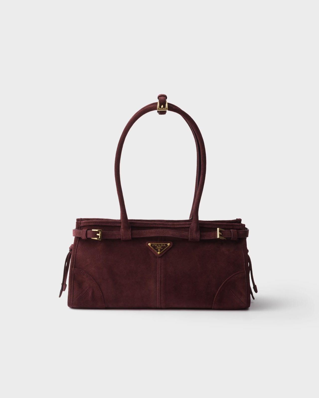 Prada Bonnie Bag Suede with Brand Box