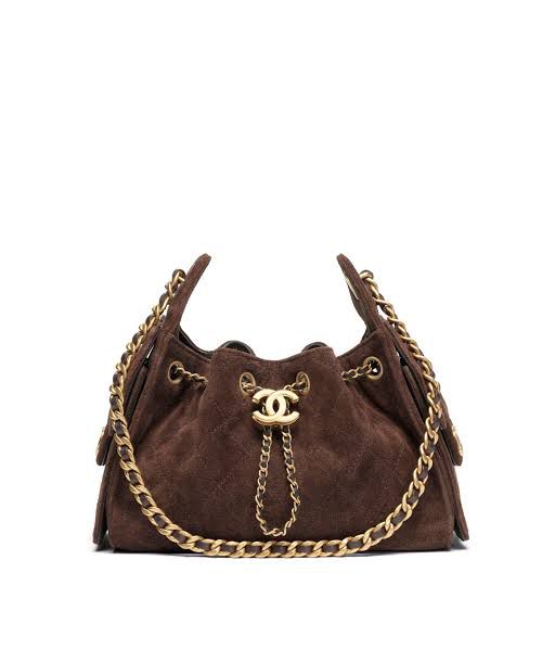 CHANEL 25 Hobo Small in Suede with Complete Packaging