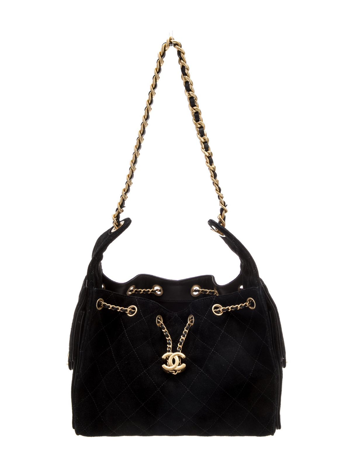 CHANEL 25 Hobo Small in Suede with Complete Packaging