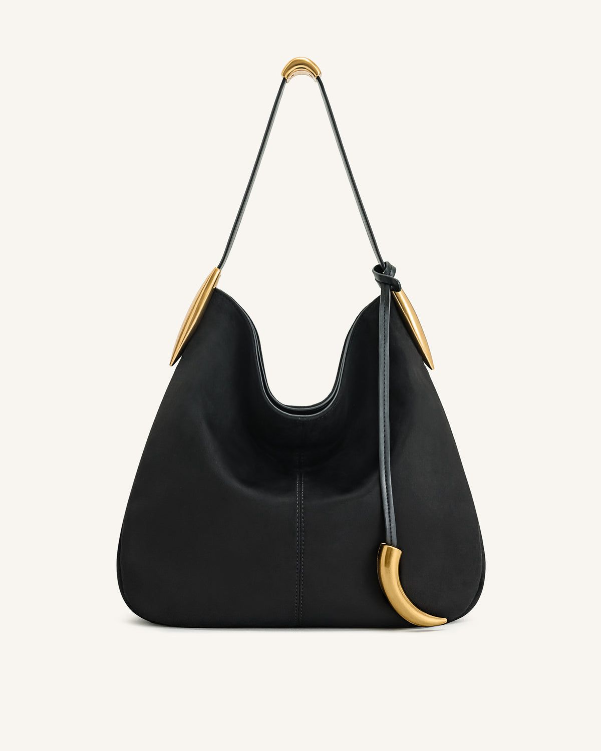 JW PEI Nina Metal Charm Bag Suede