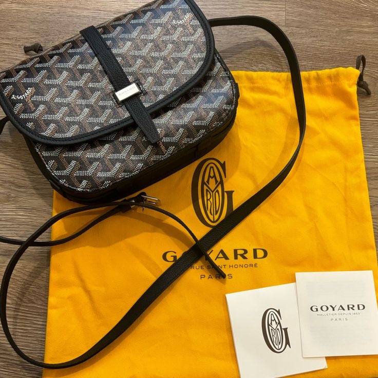 Goyard Belvedere Bag with Brand Box