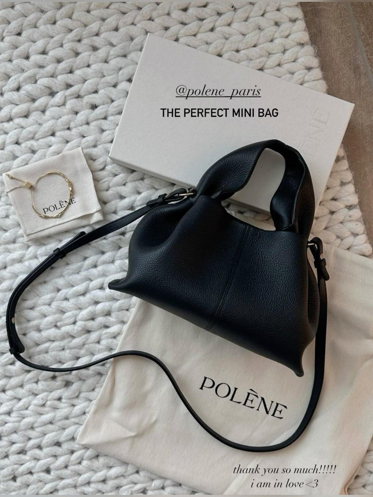 Polene Mini Neuf with Brand Box
