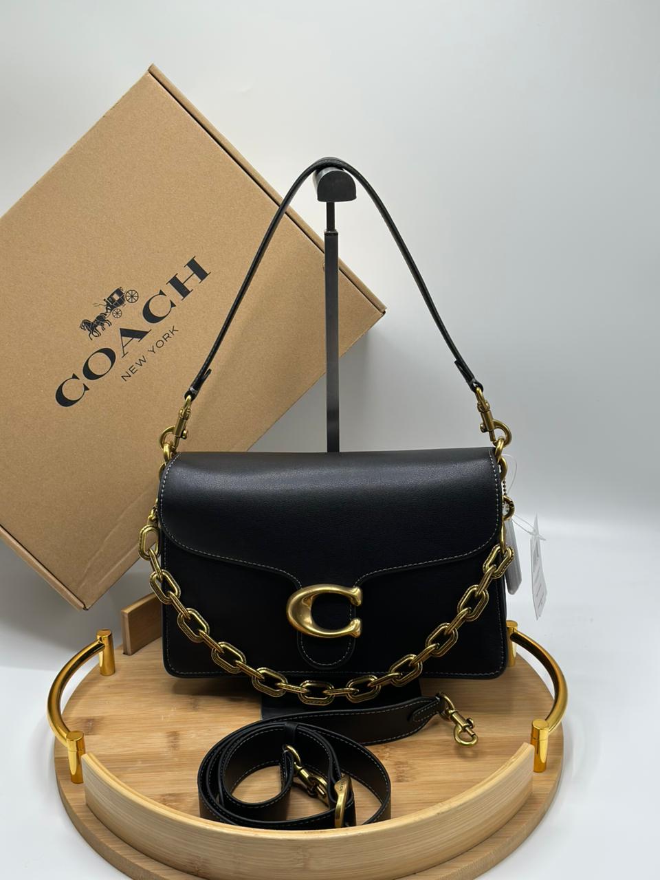 Coach Chain Tabby High Quality Bag with Brand Box